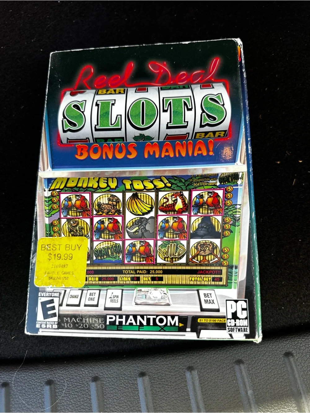 2 games The Sims 2 Double Deluxe PC + Red Deal Slots PC Game Set - open/used